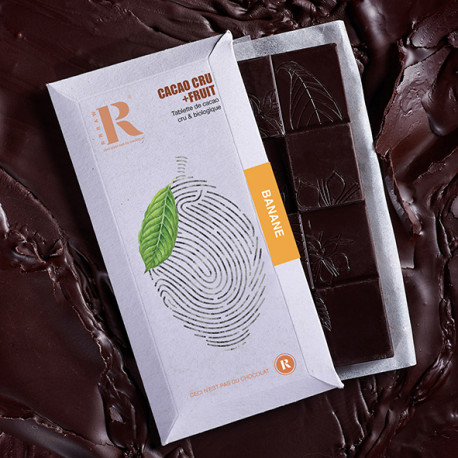 Tablette Cacao+Fruit Banane (45gr) Tablette Cacao+Fruit Banane (45gr)
