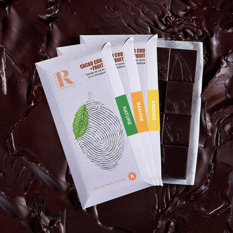 Trio Tablettes Cacao+Fruit