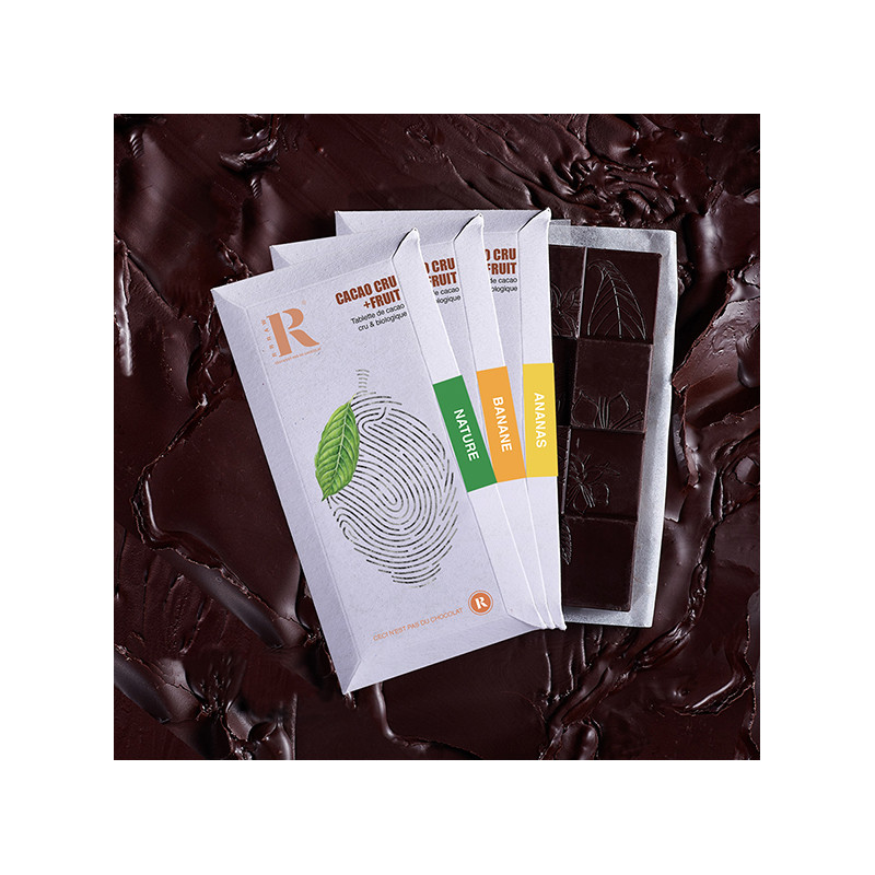 Trio Tablettes Cacao+Fruit