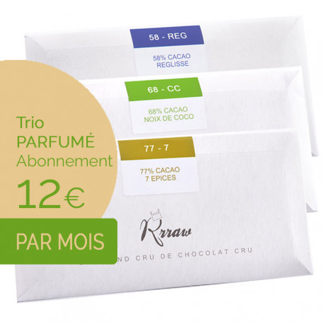Trio TABLETTES parfumées Trio TABLETTES parfumées
