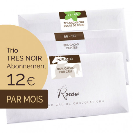 Trio TABLETTES Très noir Trio TABLETTES Très noir